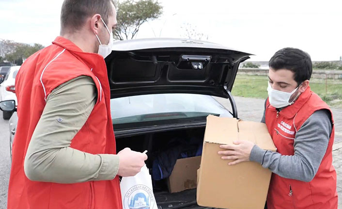 Trabzon'da sokağa çıkma yasağında onlar unutulmadı