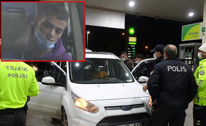 Sahte polis gerçeğine kimlik sorunca yakalandı