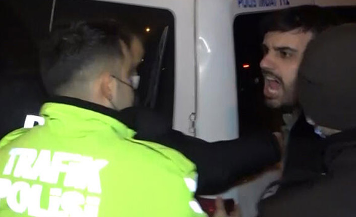 Kontrolde yakalandı, polise saldırdı