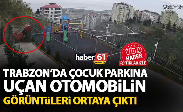 Trabzon'da faciaya kıl payı! Görüntüler ortaya çıktı