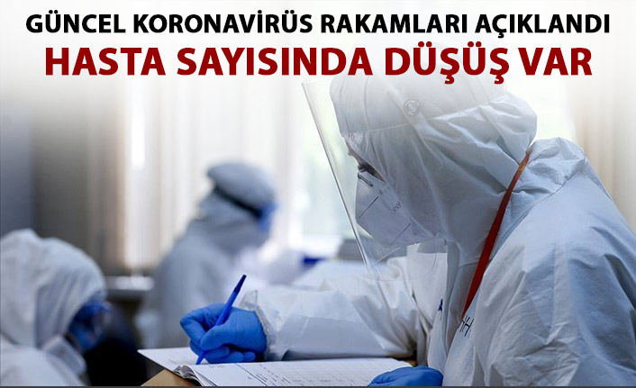 Güncel koronaviüs rakamları açıklandı: Hasta sayısı düşüşte
