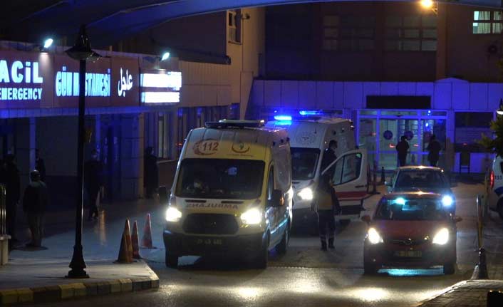 Kızını hastaneye götürürken vuruldu!