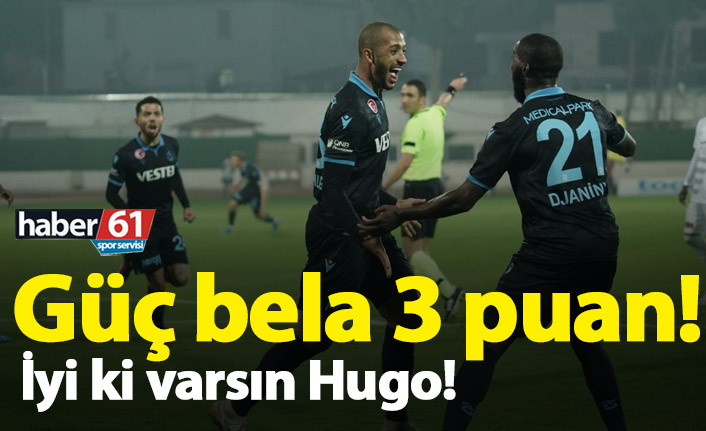 Trabzonspor Hatay'dan 3 puanı kaptı