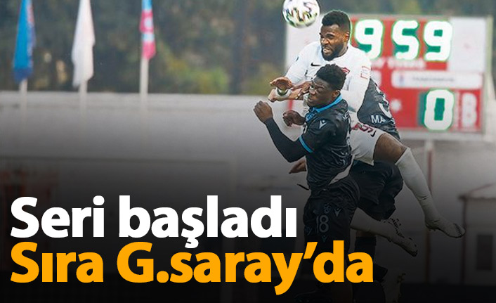 Trabzonspor seriye başladı, sıra Galatasaray'da