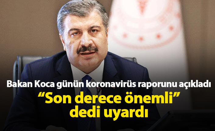 Bakan Koca: Aktif Vaka Azalıyor, Ev İçi Bulaşmaya Dikkat