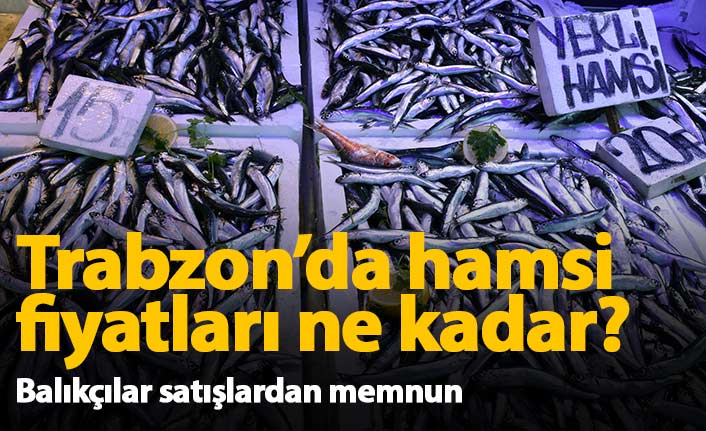 Trabzon'da hamsi fiyatları ne kadar?