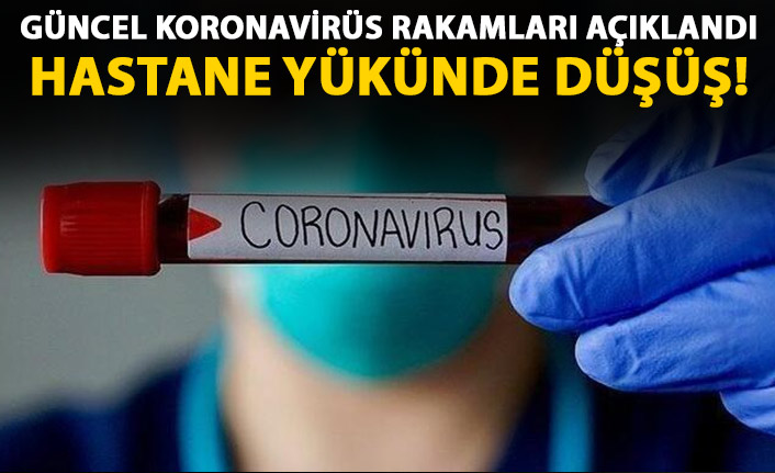 Güncel koronavirüs rakamları açıklandı: Hastane yükünde düşüş