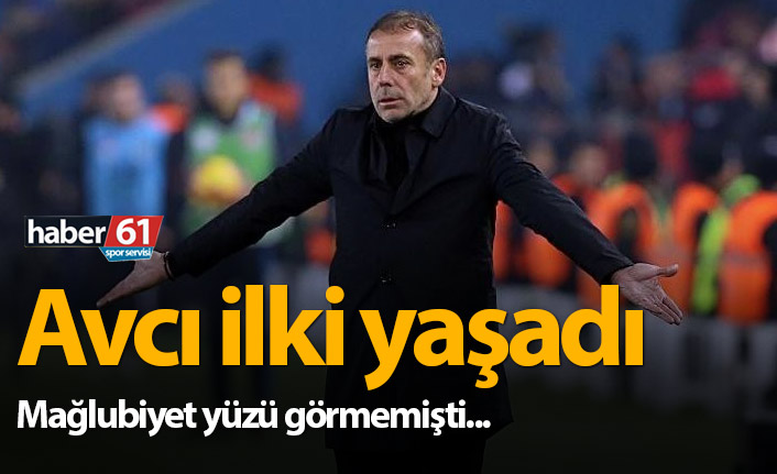 Abdullah Avcı Trabzonspor'da ilk kez yenildi