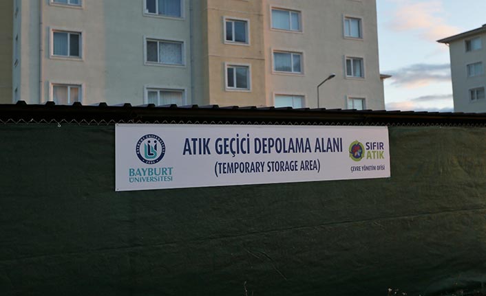 Bayburt Üniversitesi'ne Sıfır Atık Belgesi
