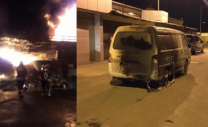 Trabzon’da işyerinde yangın!