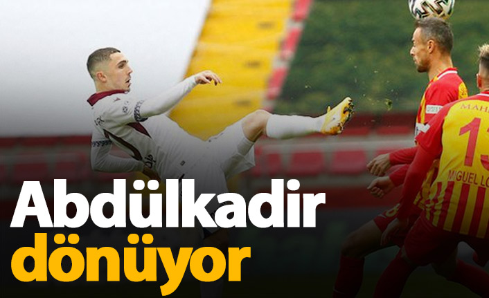 Abdülkadir Ömür'den güzel haber
