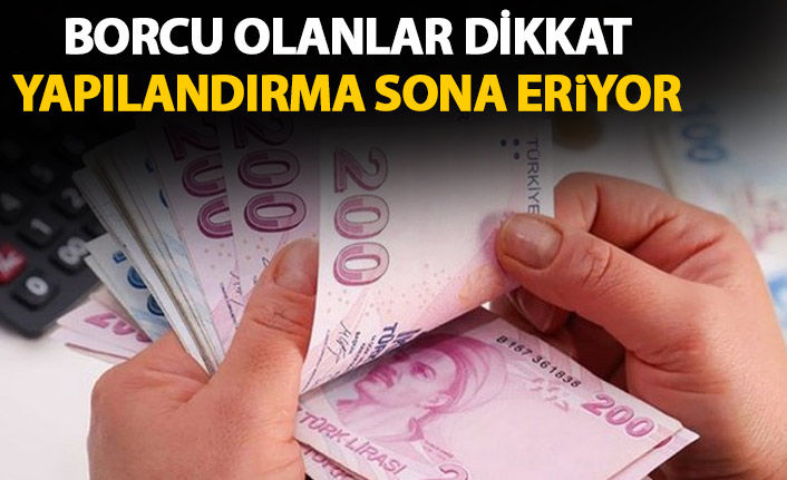 Yapılandırma fırsatı sona eriyor