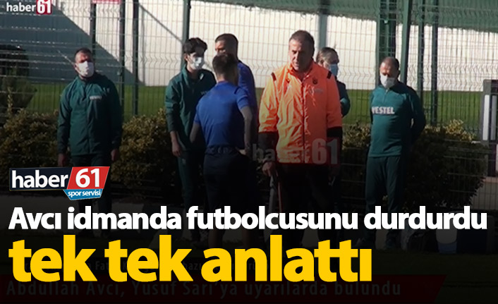 Avcı, Yusuf Sarı'yı uyardı