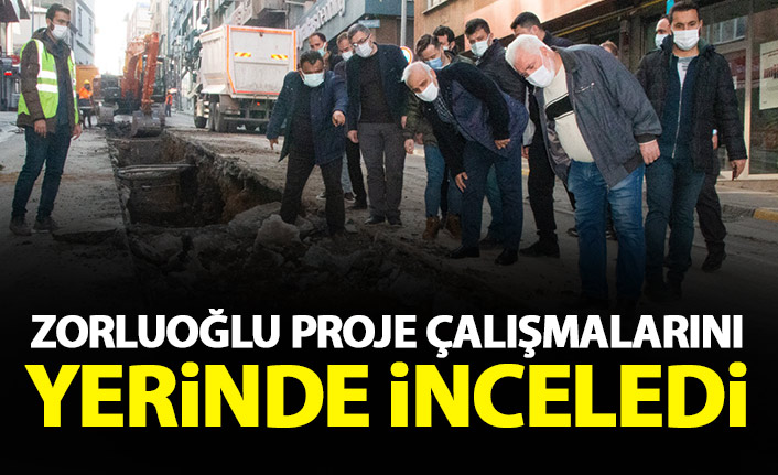 Zorluoğlu proje çalışmalarını yerinde inceledi