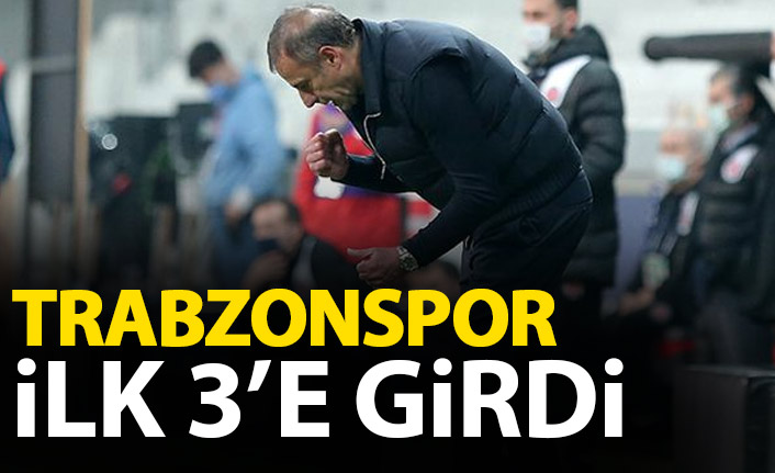 Trabzonspor yükselişte! İlk 3'e girdi