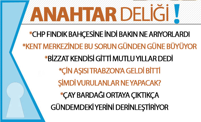 Anahtar Deliği 05.01.2021 CHP’li Kaya, fındık bahçesine indi: Üretici böcekleri gösterdi