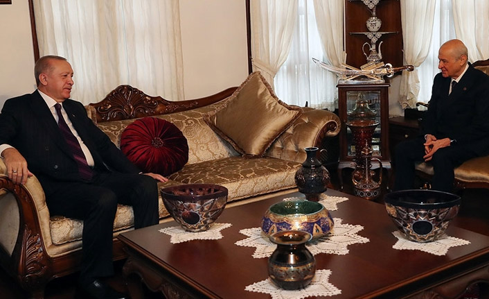 Erdoğan Bahçeli'yi ziyaret etti