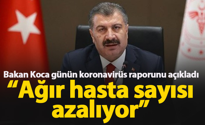 Bakan Koca günlük koronavirüs tablosunu açıkladı: 1.477 yeni hasta