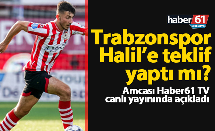 Trabzonspor Halil Dervişoğlu'na teklif yaptı mı?