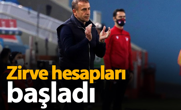 Trabzonspor'da gözler yeniden zirveye çevrildi