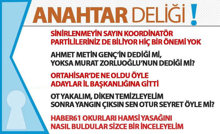 Anahtar Deliği 08.01.2021