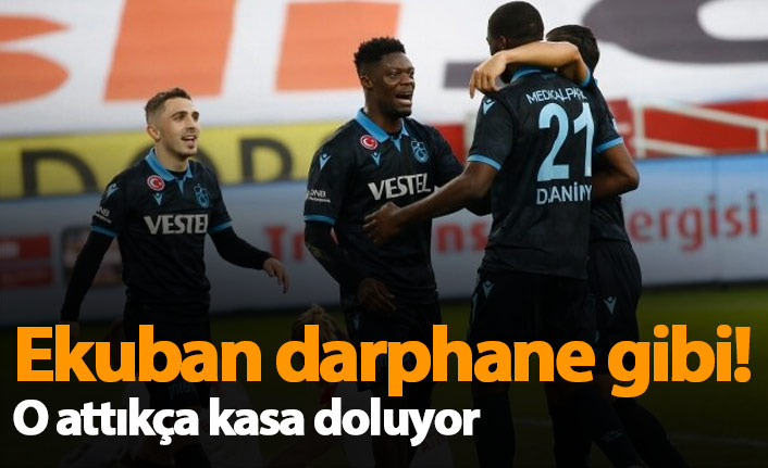Ekuban Trabzonspor'un kasasını dolduruyor