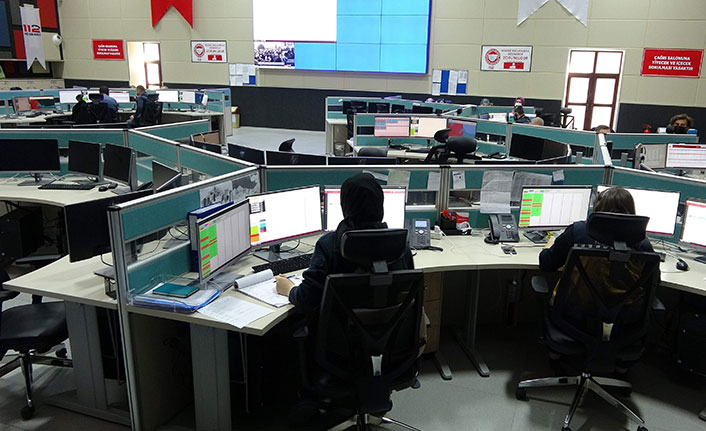 Trabzon'da asılsız çağrıların önüne böyle geçildi