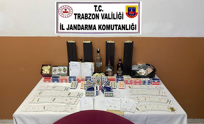 Trabzon’da yaylada barakayı kumarhaneye çevirdiler!