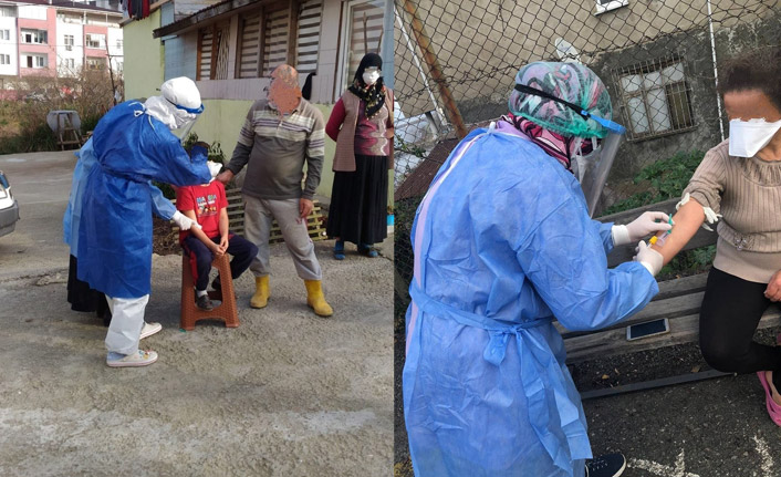 Trabzon’da koronavirüs tarama çalışması tamamlandı