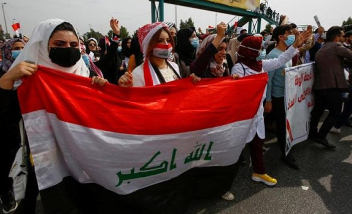 Irak’ta hükümet karşıtı protesto: 1 ölü, 33 yaralı