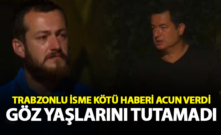 Survivor'da Trabzonlu isim şok etti! Kötü haberi Acun Ilıcalı verdi