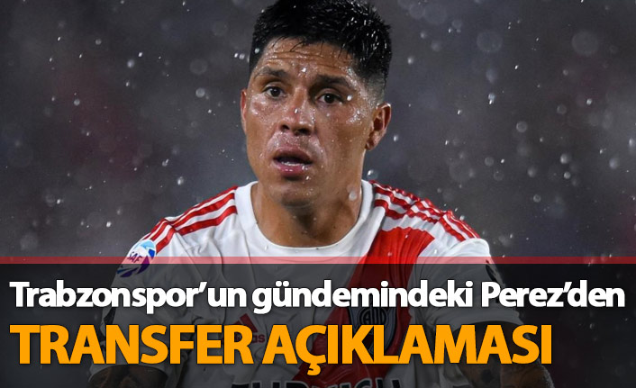 Perez'den transfer açıklaması