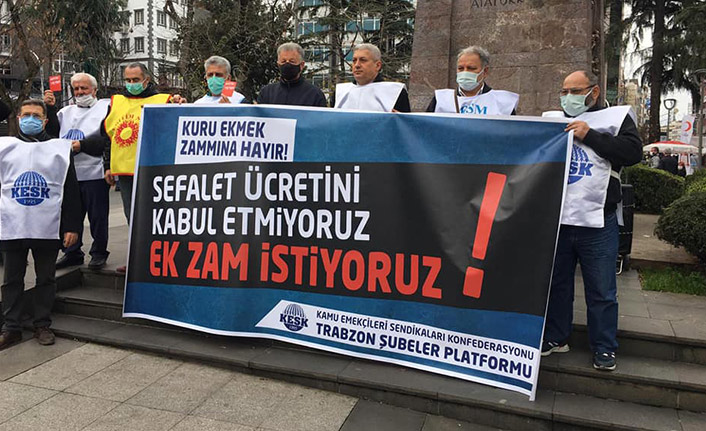 KESK'ten Trabzon'da zam tepkisi! "Ek zam istiyoruz"