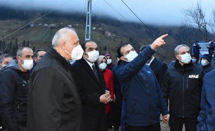 Muhammet Balta'dan Araklı'da yangın bölgesine ziyaret