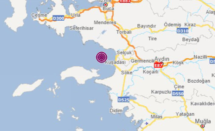 Ege'de korkutan deprem - 16 Ocak 2021