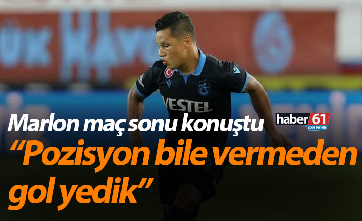 Marlon: Pozisyon bile vermeden gol yedik