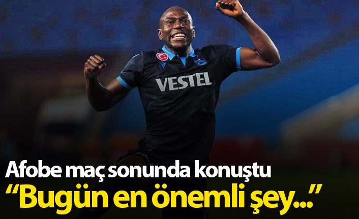 Afobe: Bugün en önemli şey...