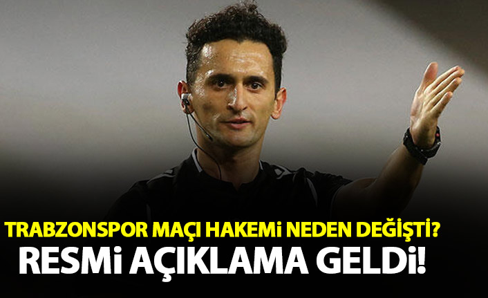 Antalyaspor-Trabzonspor maçının hakemi neden değişti? MHK Başkanı Serdar Tatlı açıkladı