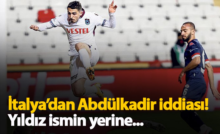İtalya'dan Abdülkadir Ömür iddiası!