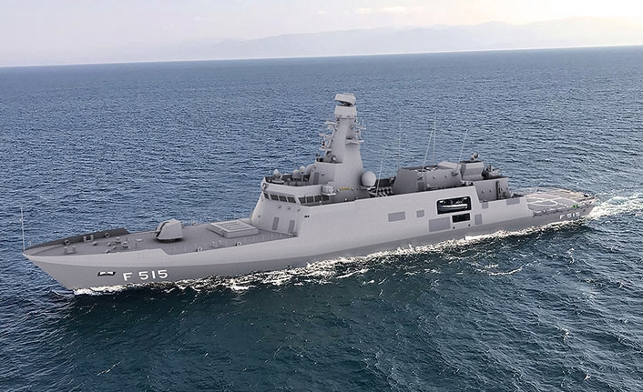 Milli fırkateyn 'İstanbul' denize indiriliyor