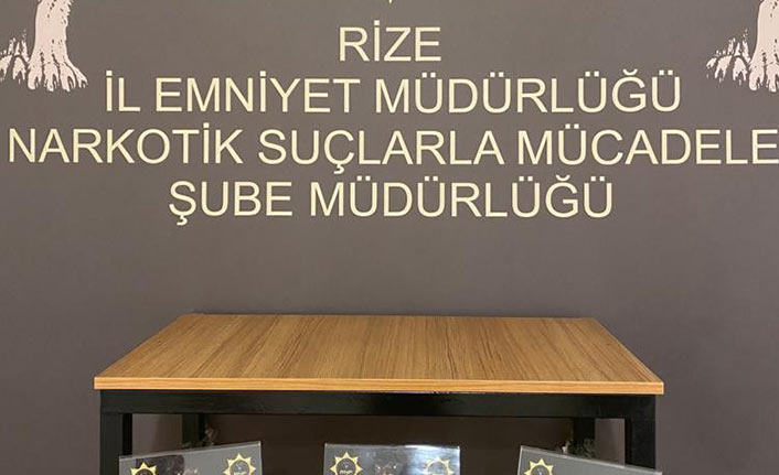 Rize’de uyuşturucu operasyonu: Üç şüpheli gözaltına alındı
