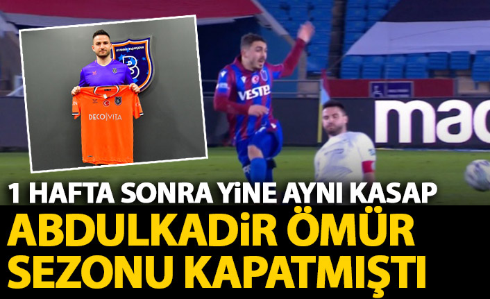 Abdulkadir Ömür'ü sakatladı! Süper Kupa'da yine rakip oldu