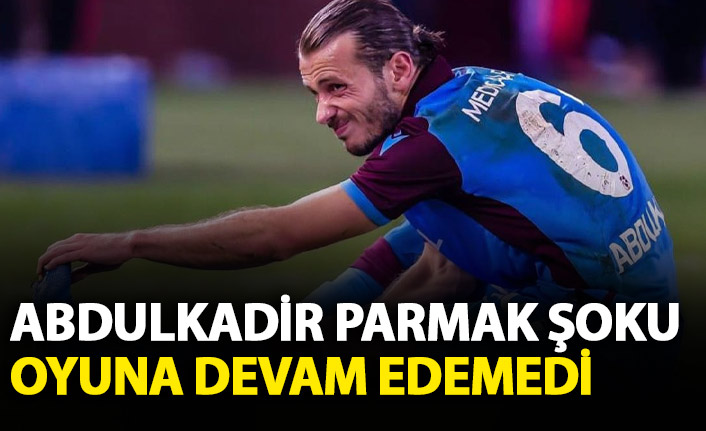Abdulkadir Parmak şoku! Maça devam edemedi