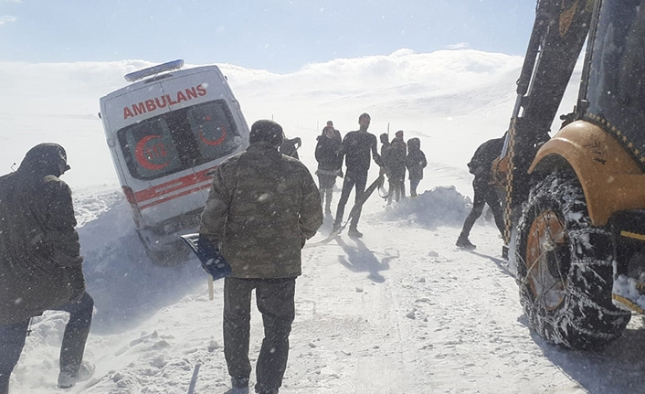 1 aylık bebek için 6 saat kar mücadelesi
