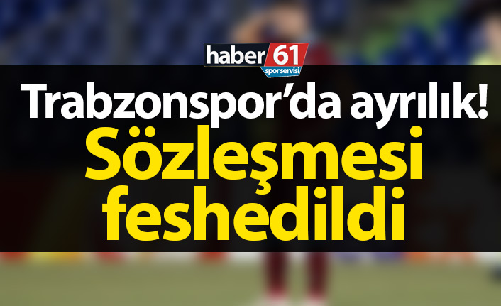 Trabzonspor'da ayrılık! Fıratcan Üzüm'ün sözleşmesi feshedildi