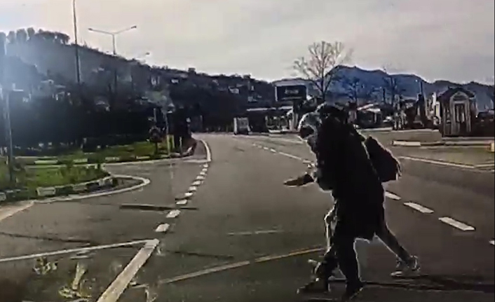 Giresun'da kaza! Yoldan karşıya geçmek isterken...