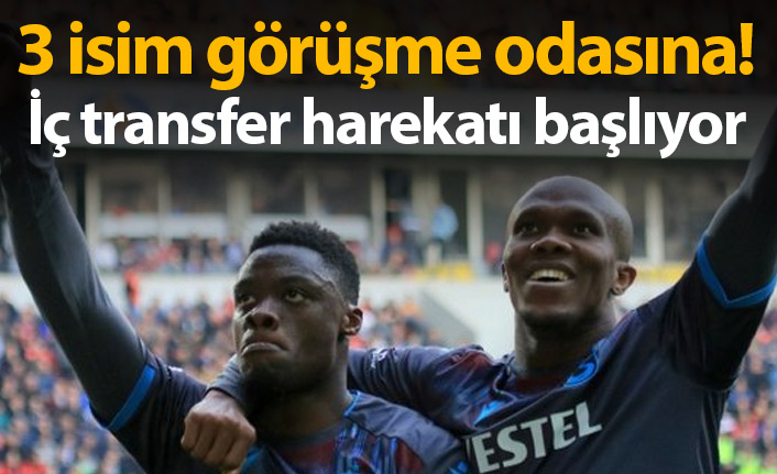 Trabzonspor'da iç transfer harekatı