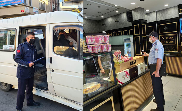 Trabzon'da koronavirüs denetimleri