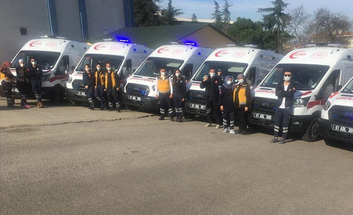 Trabzon'a 6 yeni ambulans