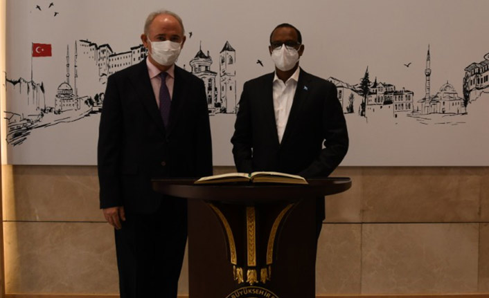 Somali Büyükelçisi Mohammed'den Büyükşehir'e ziyaret